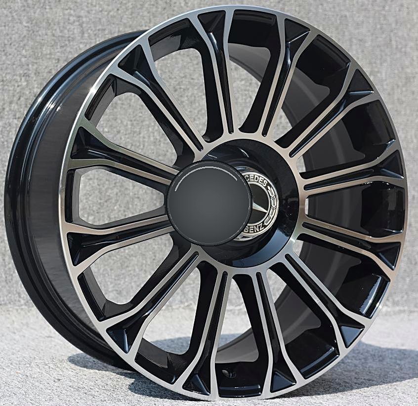 F87H887F 18 inch 6x139.7 wheel Black Machine Face