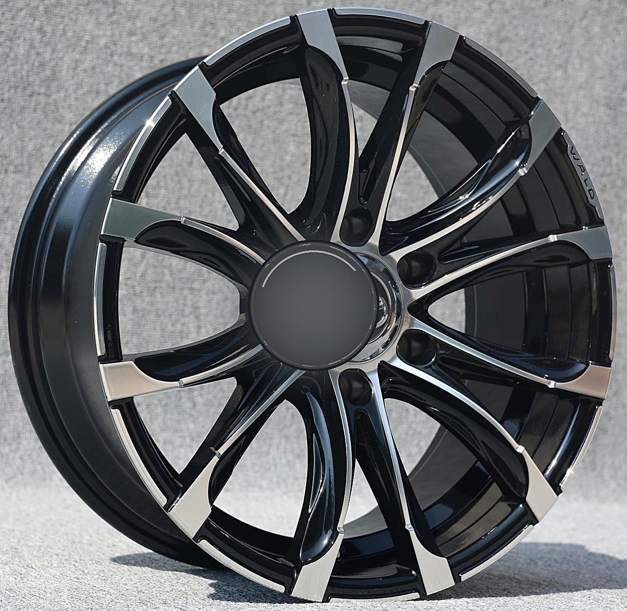 F87H905F 18 inch 6x139.7 wheel Black Machine Face